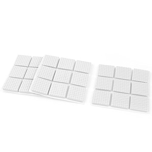 Square Anti Skid Foam Pads Floor Furniture Protector k 1 3 Pac White