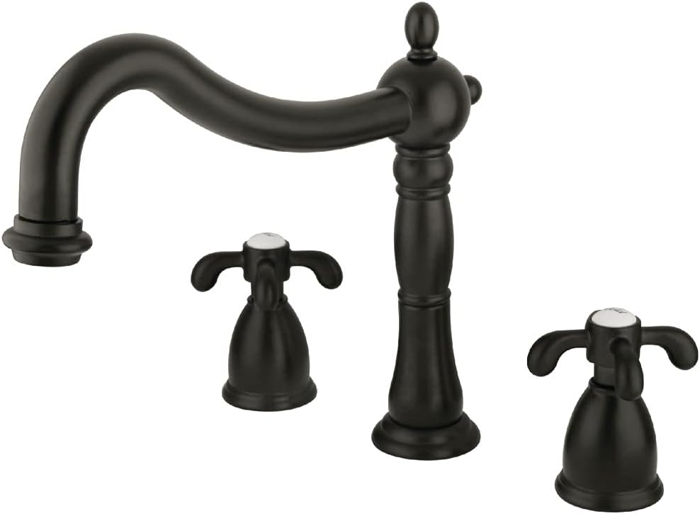 Kingston Brass KS1345TX French Country Roman Tub Faucet, Oil Rubbed Bronze