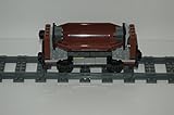 Lego 9V + RC Eisenbahn TRAIN 3677 Waggon Brauner Kipper WAGON CAR