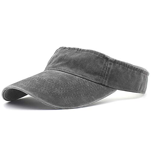 Image of HH HOFNEN Sports Sun Visor Hats Cotton Twill Ball Adjustable Sun Caps for Men Women