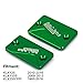 Motorcycle Front And Rear Brake Fluid Reservoir Cover CNC Cap Set Compatible To KLX125 2010-2016 KLX150S 2009-2013 KLX250 1993-2020 KLX150BF 2016 KLX230 2020 KLX300R 1996-2007 Dirt Bike Green