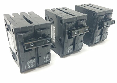 Image of Siemens Q250 3PK 50 Amp Double Pole Type QP Circuit Breaker (Pack of 3)