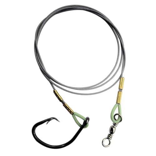 Heavy-Duty Big Game Fishing Rig 300lb Bite Proof Braided Stainless