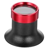 Operitacx Fache Juwelierlupe aus Aluminiumlegierung Professionelle Uhrmacherlupe mit Taschenformat Multifunktionale Lupe für Schmuck Uhrreparatur Handwerk und Präzise Arbeiten