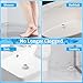Aluvor Shower Drain Hair Catcher Bathtub Drain Cover Shower Protector for Pop-Up & Regular Drains