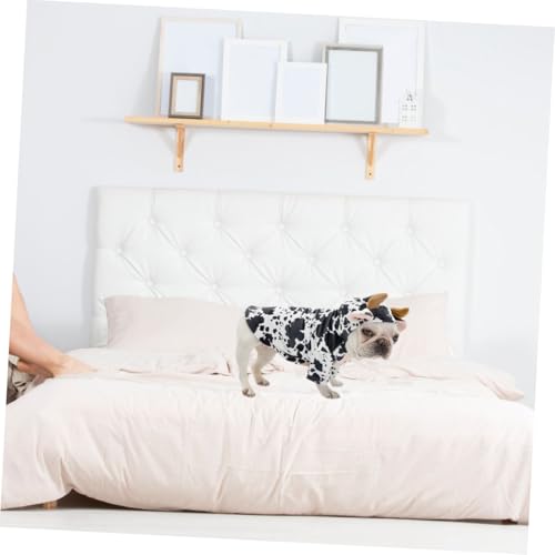 Disfraz de vaca para perro talla S cálido y ligero miniatura 7