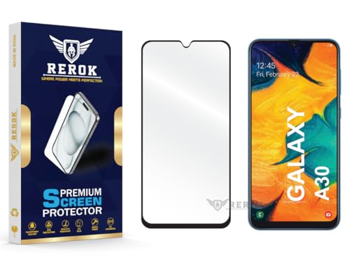 Image of Gorilla Tempered Glass Screen Protector Compatible with Samsung Galaxy A30 [Pack of 1] | Edge-to-Edge, Bubble-Free, Case Friendly, Easy Installation Kit
