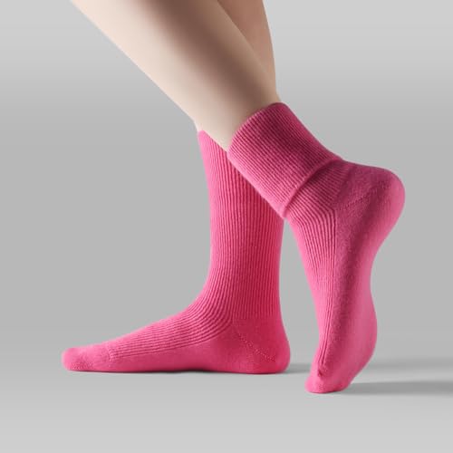 Image of 100% Pure Cashmere Women Ladies Men Sleep Bed Outdoor Socks, Made in Inner Mongolian