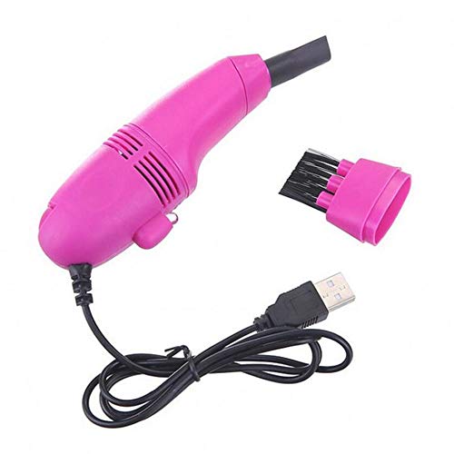 1 PCS Mini Ordinateur Aspirateur USB Clavier Brosse Aspirateur Kit D’Ordinateur Outil pour Enlever Dust Brush USB Keyboard Cleaner (Pourpre)