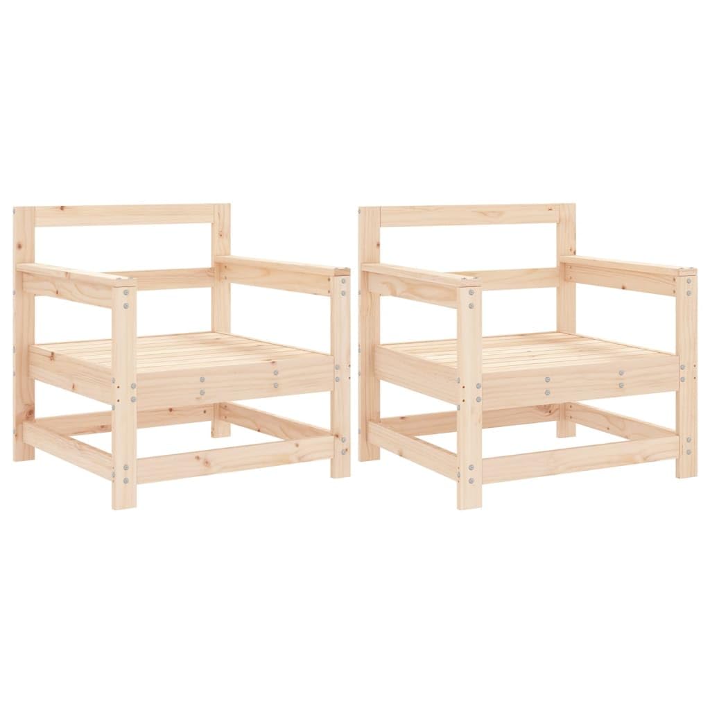 VIDAXL - Sedie Da Giardino 2 Pz Cuscini Motivo A Foglie Massello Di Teak 3062742 - 4