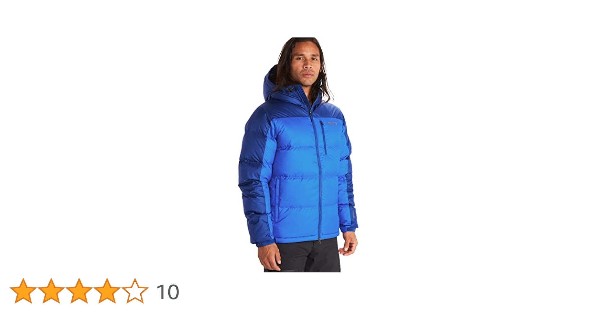 Marmot ダウンジャケット MEDIUM ブルー Amazon | マーモットダウンフーディメンズウィンターパフ