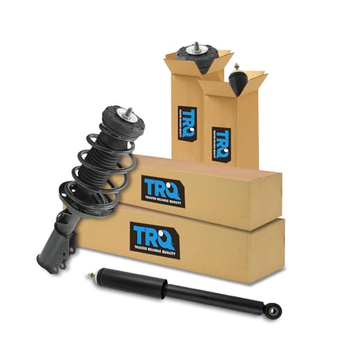 Image of TRQ Front and Rear Complete Strut Assembly & Shock Absorber Kit Complete Strut & Coil Spring Assembly Compatible with 2010-2016 Buick LaCrosse All Wheel Drive