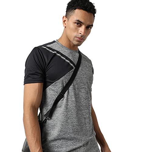 Image of Campus Sutra Men Polyester Regular Fit T-Shirt