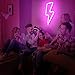 Preppy room decor, preppy stuff,preppy room decor cheap,neon signs for wall decor,Lightning bolt ,Aesthetic LED Decorative Lights Shape Indoor for Halloween Decoration Living Birthday Party Sign