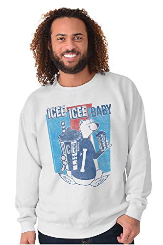 Brisco Brands Icee Baby Funny Cute 90S Slushy Drink Sweatshirt For Men Or Women White #TOP3