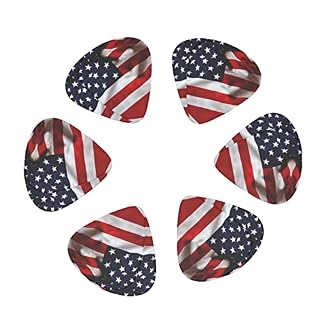 Ensemble de 12 médiators de guitare drapeau américain pour guitare acoustique, guitare électrique, contrebasse, ukulélé - Les Beatles, Paul McCartney, John Lennon, RIngo Starr, George Harrison Ensemble de 12 médiators de guitare drapeau américain pour guitare acoustique, guitare électrique, contrebasse, ukulélé – Image 2