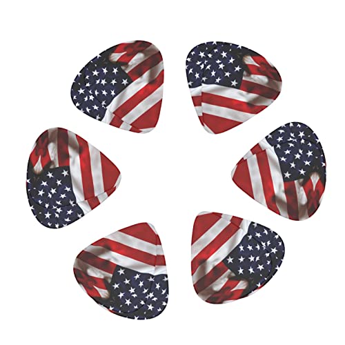 Ensemble de 12 médiators de guitare drapeau américain pour guitare acoustique, guitare électrique, contrebasse, ukulélé - Les Beatles, Paul McCartney, John Lennon, RIngo Starr, George Harrison Ensemble de 12 médiators de guitare drapeau américain pour guitare acoustique, guitare électrique, contrebasse, ukulélé – Image 3