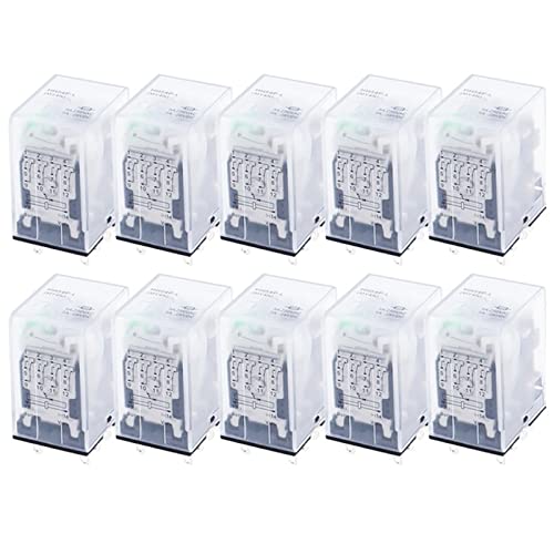 Relais 14 broches MY4NJ HH54P pour automatisme industriel AC DC 24V 220V