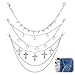 3 Pcs Trousers Chain Pants Chain Belt Wallet Halloween Chain Layered Pocket Chain Fashion Hip Hop Punk Jeans Chain Key Chain Y2K Goth Accessories Rock Pocket Chains for Women Men