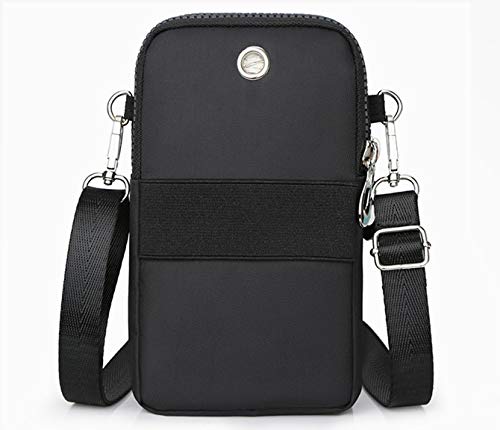 Travel Small Crossbody Bag Cell Phone Purse Wallet Case For Samsung Galaxy S23 Ultra S22 Ultra S21+ S20 Fe S20 Ultra S10 Plus Note20 Ultra A02 A22 A03 A33 A13 A51 A52 /A31S A21S (Black) #TOP2