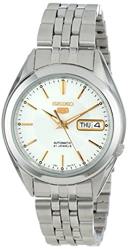 �Z�C�R�[ Seiko Men's SNKL17 Seiko 5 Automatic Silver Dial Stainless-Steel Bracelet Watch [���s�A���i]