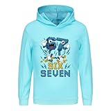YuanDiann 67 Steal A Brainrot Kostüm Kinder Hoodie Mädchen Jungen Sweatshirt mit Kapuzen Cartoon Print Sport Freizeit Pulli Hoodie, azul claro, 130