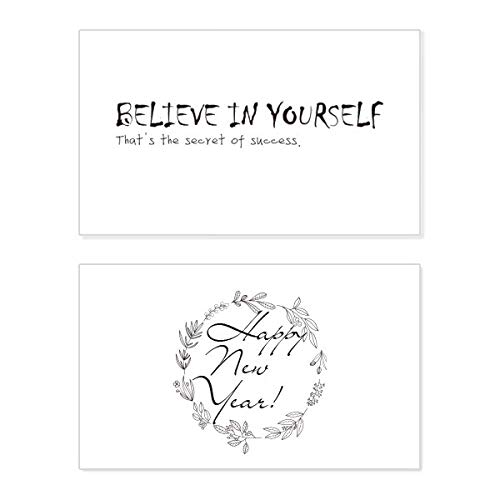 Tarjeta conmemorativa "You Have To Believe In Yourself" de motivación y superación personal