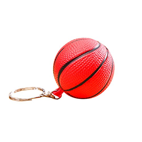 Cute Basketball Shape Sport Stress Ball Link Keychain Key Ring Bag Ornament - Random Color SoundsBeauty Cute Basketball Shape Sport Stress Ball Link Keychain Key Ring Bag Ornament - Random Color SoundsBeauty