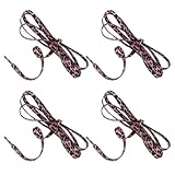 POPETPOP Cordones Elásticos Estampado de Leopardo para Botas y Zapatillas 2 Pares 120 CM Accesorios Duraderos para Calzado Deportivo