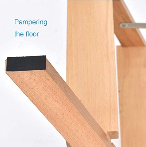 Escalera de madera premium para el hogar con funda lavable 6
