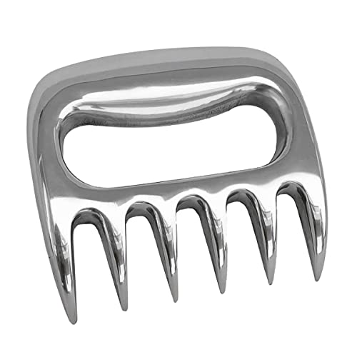 Kit Garra de Urso + 6 Mini Tridente + Base Madeira Churrasco