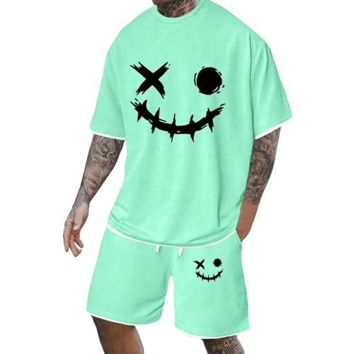 Survêtement homme ultra respirant ensemble deux pièces t-shirt short souple et fluide