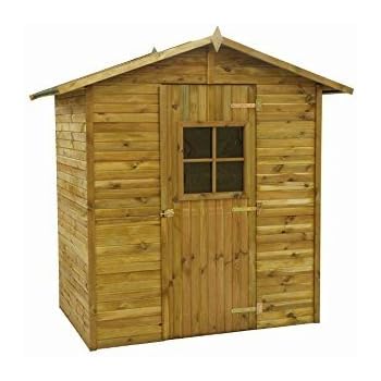 Fonteyn Gartenhaus Blockhutte Winanda 180x120 Cm Hochdruck Impragniert Amazon De Garten