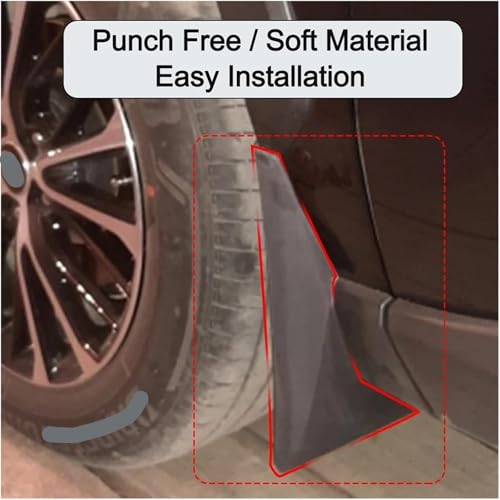 Bavette Boue Voiture Haut de Gamme pour Rav4 2020 - Finition Anti-Rayures Épurée - 5