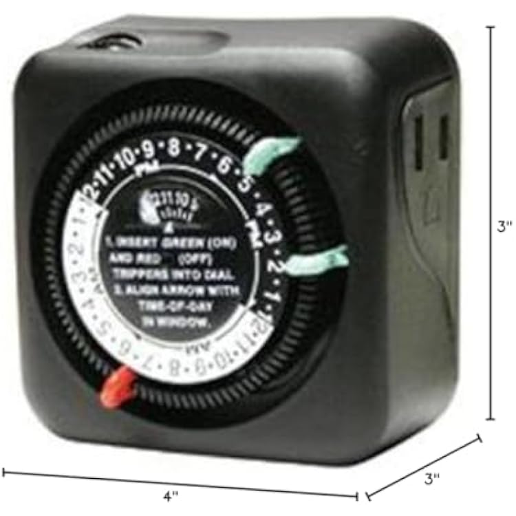 Intermatic TN111RM40 Timer, Lampandsmall Appliance - Black
