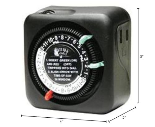 Intermatic TN111RM40 Timer, Lampandsmall Appliance - Black