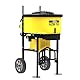 Güde Zwangsmischer GZM 120 (230 V, 2000 W, 72 cm Trommel-Ø, 120 Liter Trommelvolumen, Mischwerkumdrehung 32 U/min., Sackaufreißer am Schutzgitter, klappbare Eimer-Vorrichtung, Motorschutzabdeckung)