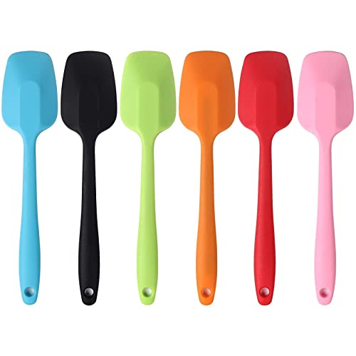 4-Piece 10.6 Inch Standard Spoon Spatulas + 6-Piece 8.2 Inch Small Spoon Spatulas #TOP2