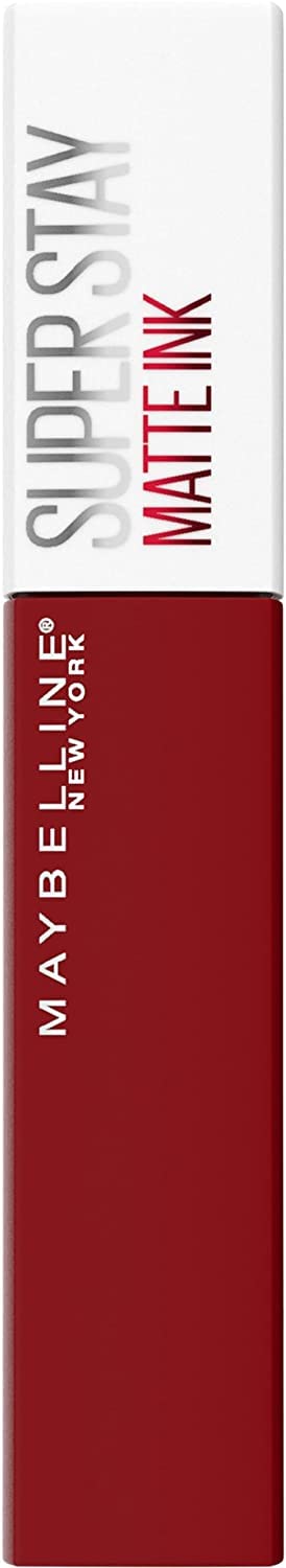Maybelline New York, Superstay Matte Ink, Pintalabios Líquido Mate de larga duración, Color altamente pigmentado, Tono 340 Exhilarator, 30 g