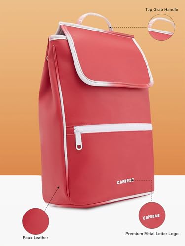 Image of Caprese Vivian Fashion Backpack Large Bag for Women | Stylish and Functional Design with Adjustable Strap | Perfect for Daily Use, Travel, and School | Ideal for Students and Professionals