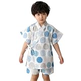 [LIDANO] 甚平 女の子 和柄 上下セット 子供服 キッズ ベビーじんべい 浴衣 着物 半袖 前開き 綿100% 日本製生地 女児 ガールズ 夏祭り 花火大会 盆踊り 可愛い 部屋着 パジャマ ルームウェア 寝間着 七五三 プレゼント 80-140cm