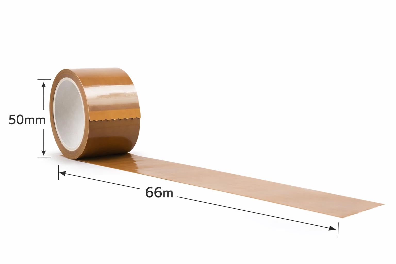 Generico Nastro Adesivo Avana Silenzioso 36 Rotoli 50mm x 66m - Imballaggio Professionale per Scatole, Pacchi, Spedizioni Ecommerce, Magazzino, Traslochi