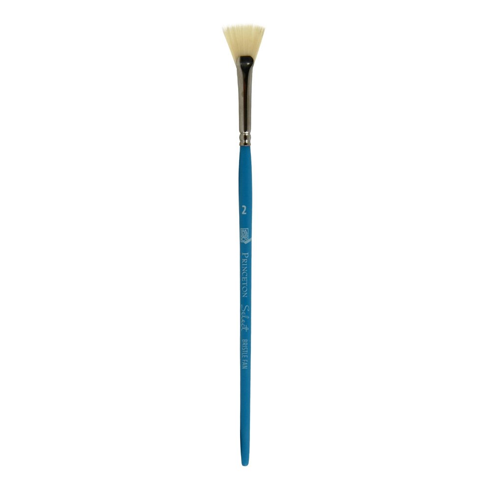 Princeton Art & Brush Pennelli Misti Select Artiste Per Olio, Acrilico, Acquerello Serie 3750, Blue, Fan Natural 2-image
