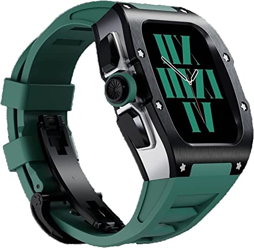 Kit boîtier acier inoxydable Apple Watch 45mm look luxe et élégant