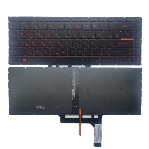 �m�[�g�p�\�R�����i MSI GS65 GS65VR MS-16Q1 GF63 8RC MS-16R1 MS-16R4 GF65 Thin 9SD 10SD MS-16W1 MS-16WK�p�o�b�N���C�g�t��US/���V�A��/�X�y�C����L�[�{�[�h(RU Red)