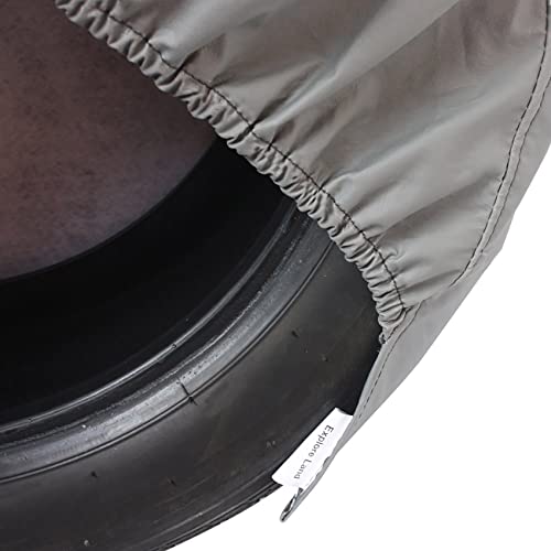 Explore Land Tire Covers 4 Pack - Tough Tire Wheel Protector For Truck, Suv, Trailer, Camper, Rv - Universal Fits Tire Diameters 32-34.75 Inches, Charcoal #TOP5