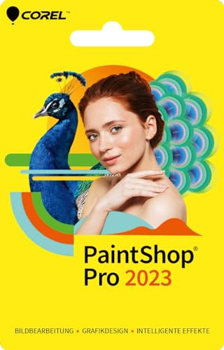 Corel PaintShop Pro 2023 für Bildbearbeitung & Grafikdesign / 1-PC / Dauerlizenz / Deutsch #PKC (Produkt-Key-Card)