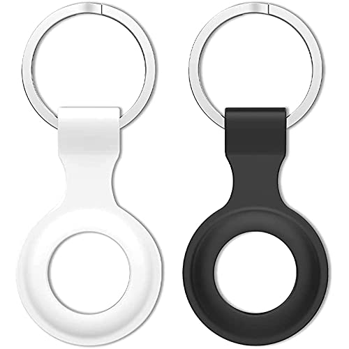 Capa para Apple AirTag, suporte de chaveiro AirTags de silicone, capa compatível com AirTags chaveir