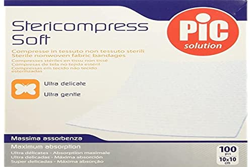 Garze Stericompress Soft In Tessuto, 10 X 10 cm, 100 Compresse
