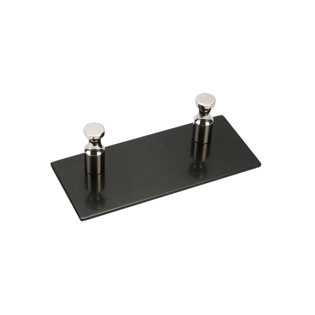 DXTFDHB Self Adhesive Hooks, Towel Hook, Coat Hook, Stainless Steel 304, Heavy Duty Hanger for Lavatory Closets - Black